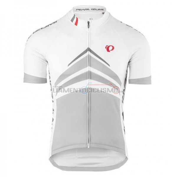 Abbigliamento Ciclismo Pearl Izumi Manica Corta 2018 Grigio Bianco